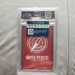 2025 One Piece CCG Monkey D. Luffy Leader Dodgers x One Piece Night Foil PSA 10 - Image 2