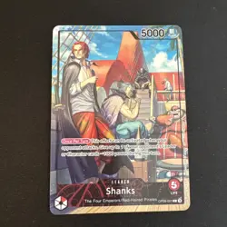 One Piece Shanks (2025 PSA Magazine Promo) OP09-001 Promo Card Foil NM - Image 1
