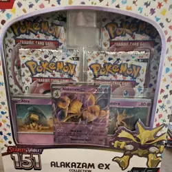 Pokemon TCG Scarlet & Violet 151 Alakazam ex Collection Box Promo Booster 1 - Image 2