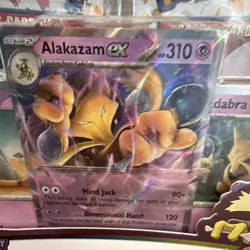 Pokemon TCG Scarlet & Violet 151 Alakazam ex Collection Box Promo Booster 1 - Image 4