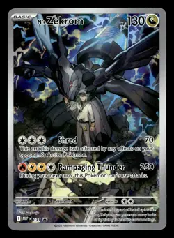 N's Zekrom 031 Promo Holo MEP Mega Evolution Promo Pokemon Card - Image 2