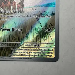 Pokemon TCG PALDEA EVOLVED Farigiraf Illustration Rare Art Holofoil 228/193 NM- - Image 4