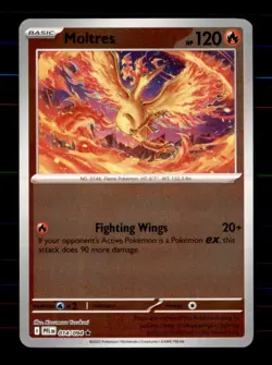 Moltres 014/094 Rare Phantasmal Flames Pokemon Reverse Holo Near Mint - Image 1
