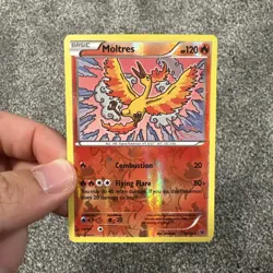 Pokemon Card XY Moltres 9/124 Fates Collide Reverse Holo Lightly Played - Image 1