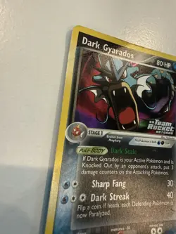 Dark Gyarados 36/109 Reverse Stamped Team Rocket Returns Pokemon TCG Damaged - Image 5