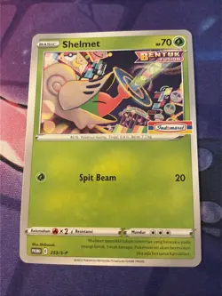 NM Shelmet 253/S-P | Pokemon Indomaret Stamped Promo Indonesian [US SELLER] - Image 1