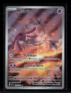 Pokemon 2024 Surging Sparks Mesprit #204/191 - Image 1
