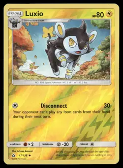 Luxio 47/156 Uncommon Ultra Prism Pokemon LP - Image 1