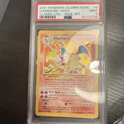 Pokemon TCG Celebrations Classic Collection Charizard 4/102 Holo PSA 9 2021 - Image 1