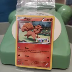 Build a Bear Pokemon Card Vulpix Promo Trading TCG SEALED NEW - Image 1