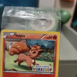 Build a Bear Pokemon Card Vulpix Promo Trading TCG SEALED NEW - Image 3