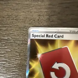 Special Red Card 113/086 Ultra Rare Chaos Rising Pokemon Holo Near Mint - Image 2