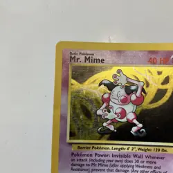 Mr. Mime 6/64 Jungle Unlimited Holo Rare Pokemon Card MP - Image 2