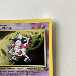 Mr. Mime 6/64 Jungle Unlimited Holo Rare Pokemon Card MP - Image 3