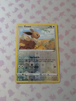 Eevee 125/203 SWSH07: Evolving Skies Reverse Holo Pokemon TCG - Image 1