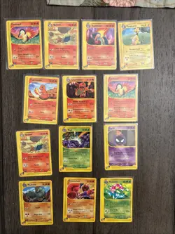LOT OF POKEMON 2002 E-reader Base Total Of 13 Venusaur, Ampharos Etc - Image 1