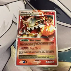Heatran LV.X 97/100 -Stormfront Rare Holo Level-Up - Pokemon TCG 2008 - MP - Image 3
