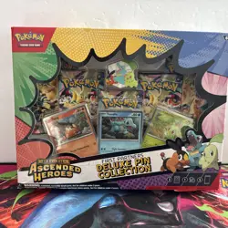 Pokemon TCG Ascended Heroes First Partner Deluxe Pin Collection Box Sealed New - Image 1