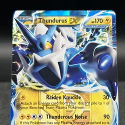 Thundurus EX BW81 Black Star Promo Pokemon Card - Image 5