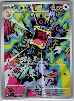 Loudred 212/182 SV04: Paradox Rift - Pokemon Card - NM - Image 1