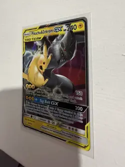 Pokemon TCG Pikachu & Zekrom GX Team Up Holo Card 33/181 NM Condition - Image 2