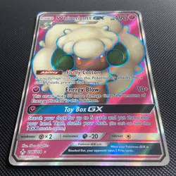 Whimsicott GX 206/214 Unbroken Bonds Full Art FA Ultra Rare Pokemon TCG Card NM - Image 2