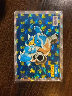Pokemon Card Topsun No.009 Blastoise Prism Holo Japanese Rare from JP Near Mint - Image 1