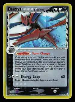 Deoxys 3/110 Holo Rare Holon Phantoms Pokemon Card - Image 1
