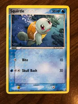 SQUIRTLE - 63/100 - EX Crystal Guardians - Non-Holo - 2006 - Pokemon Card - Image 1