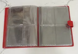 Vintage Red Pokemon TCG Card Binder Pikachu 30 Pages - Image 4