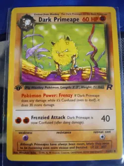 Pokemon Card - Dark Primeape - Team Rocket - First Edition (#43/82 - Excellent) - Image 1