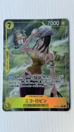Nico Robin Alt Art OP15-109 One Piece Japanese Adventure On Kami Island Card - Image 1