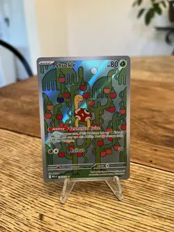 Pokemon TCG Shuckle Holo Mega Evolution Illustration Card 136/132 - Image 1