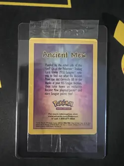 Ancient Mew SEALED Pokemon Unopened 2000 Movie Promo Holo Card - Image 1