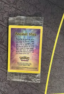 Ancient Mew SEALED Pokemon Unopened 2000 Movie Promo Holo Card - Image 3