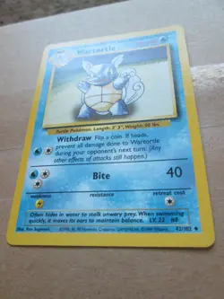 Wartortle - 42/102 - Uncommon WOTC TCG—Base Set Pokemon Card - Image 5