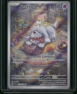 Greavard 214/198 Holo Scarlet & Violet Pokemon Card 2023 Near Mint - Image 2