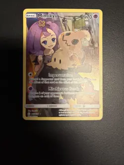 Pokemon Mimikyu TCG Cosmic Eclipse Holo Card 245/236 Secret Rare NM - Image 2