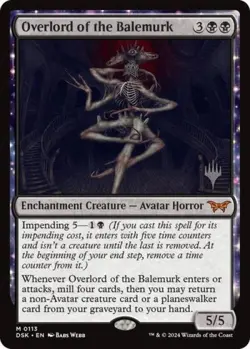 Overlord of the Balemurk - Near Mint MTG Promo Pack: Duskmourn: House of Horror - Image 1