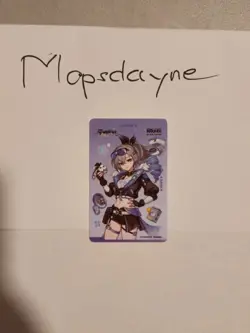 Round1 x Honkai Star Rail Exclusive Collab Card/Membership - Silver Wolf - Image 1