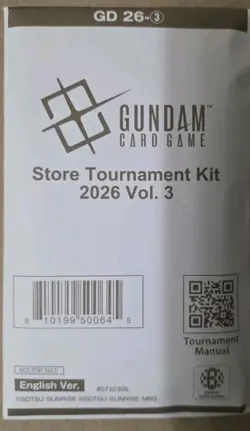 Gundam Card Game Store Tournament Kit Vol. 3 2026 Sealed Bandai - Image 1