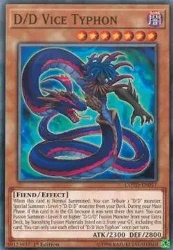 [Common] YuGiOh - D/D Vice Typhon - COTD-EN017 NM/M 1st Ed - Image 1