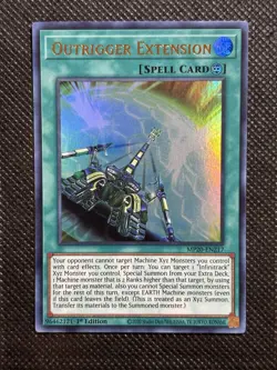 YuGiOh! - Outrigger Extension MP20-EN217 Ultra Rare 1st Edition Near Mint - Image 1