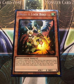 * DROLL & LOCK BIRD * 1ST EDITION PRISMATIC COLLECTOR'S RARE RA02-EN006 YUGIOH! - Image 1