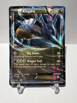 Kingdra EX Holo 73/124 Pokemon - Fates Collide MP - Image 1