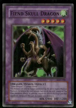 Fiend Skull Dragon LOD-039 Super Rare Legacy of Darkness Yu-Gi-Oh Unlimited MP - Image 1