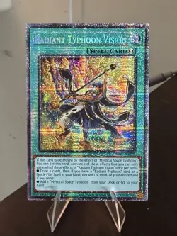Radiant Typhoon Vision 1st Edition Starlight Rare RA05-EN075 Yu-Gi-Oh! - Image 1