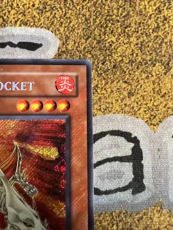 Yugioh Volcanic Rocket FOTB-EN000 Secret Rare 1st Edition FOIL BLEED NM - Image 3