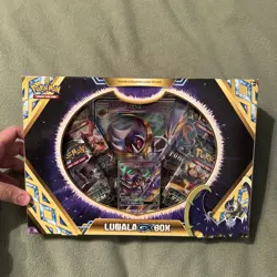Pokemon TCG: Lunala GX Box Promo Card 4 Booster Packs Brand New Factory Sealed - Image 1