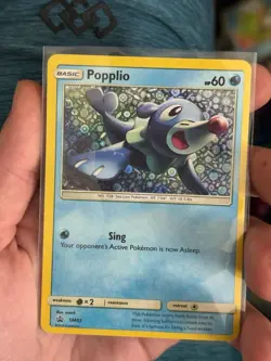 Popplio SM03 Holo Rare Black Star Promo Pokemon Trading Card (General Mills) - Image 1
